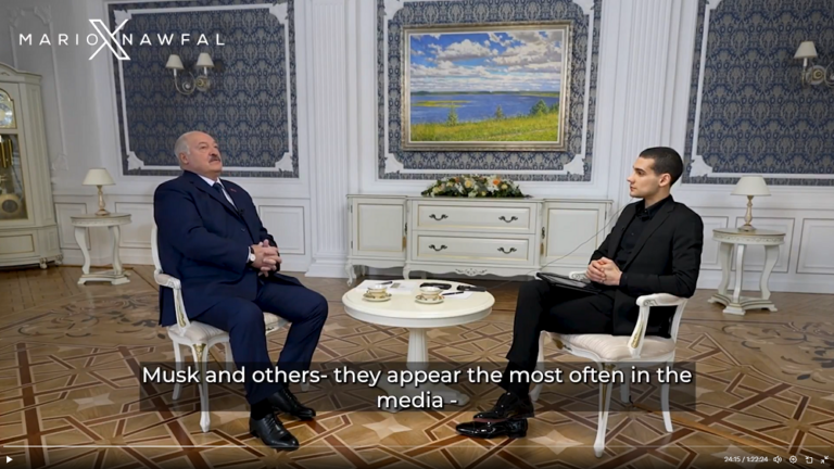 Łukaszenka udzielił wywiadu pupilowi Muska. Historyczna szansa dla Białorusi?