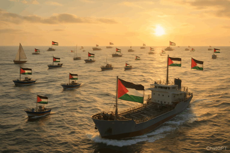 Egoiści i spaślaki atakują uczestników flotylli z pomocą humanitarną